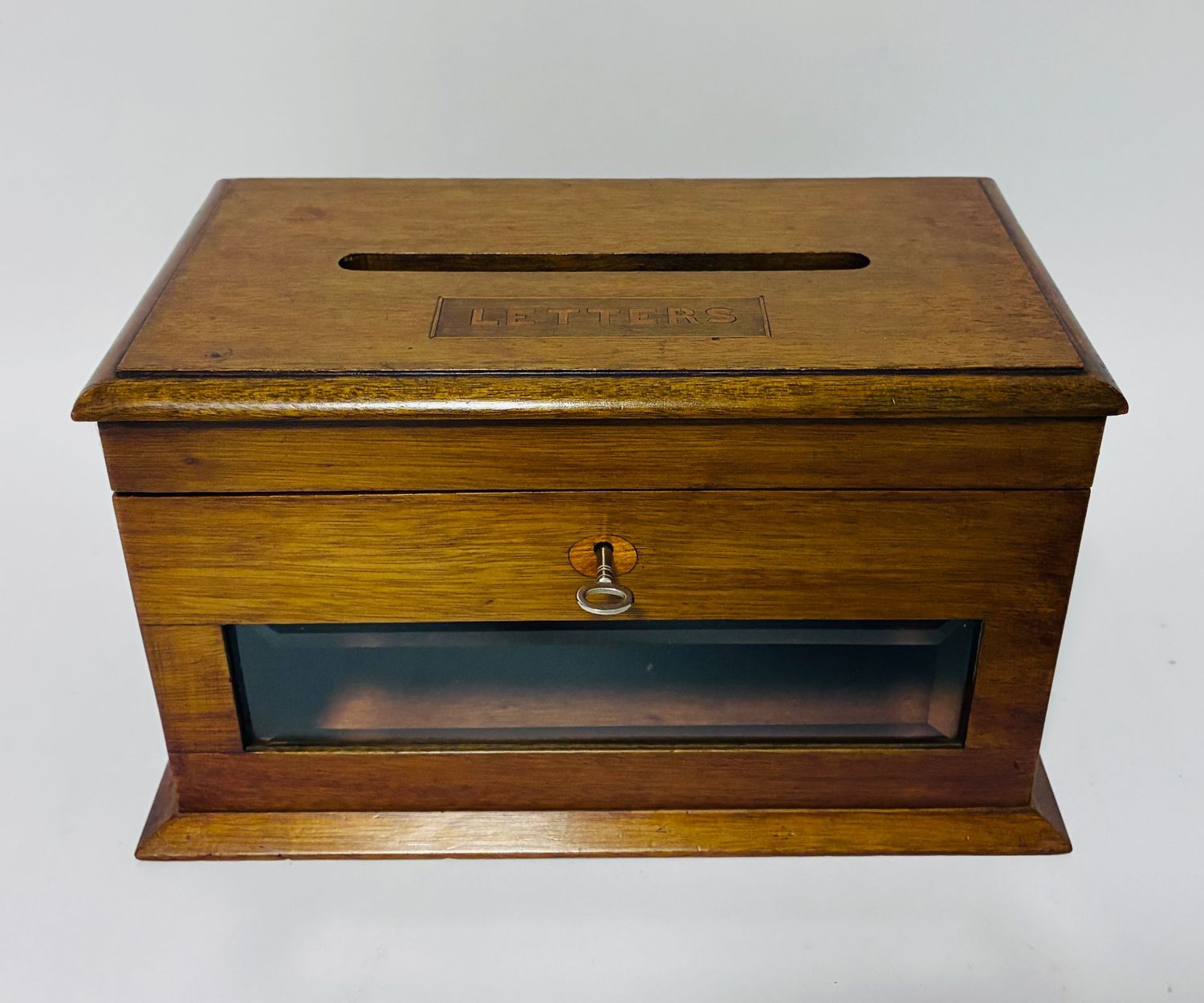 Antique Mahogany Letter Box Antique Mahogany Letter Box