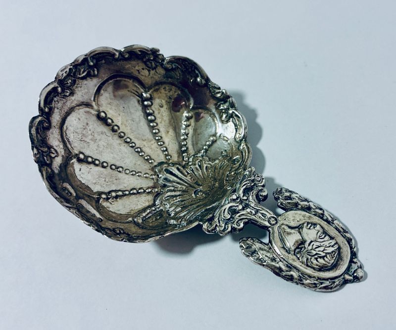 Victorian Silver Caddy Spoon