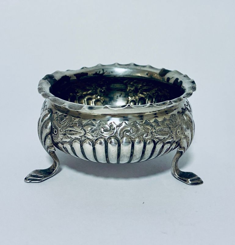 Victorian Silver Salt Dish