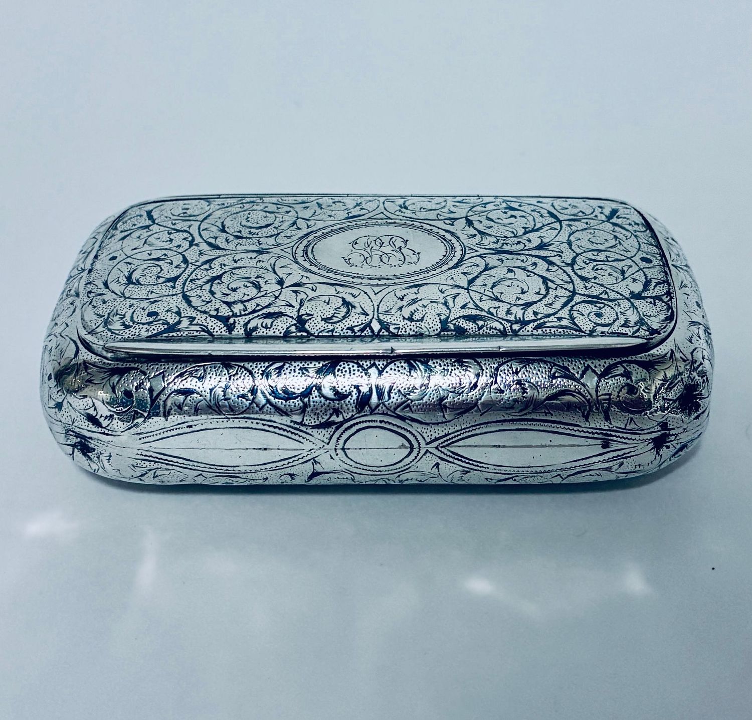 Russian Silver Snuff Box