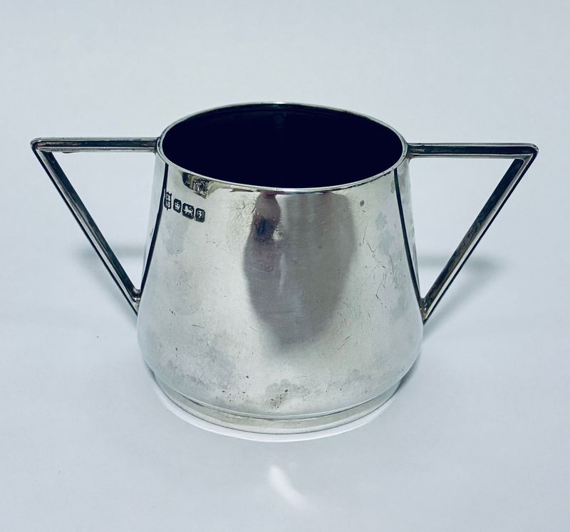 Art Deco Silver Sugar Bowl