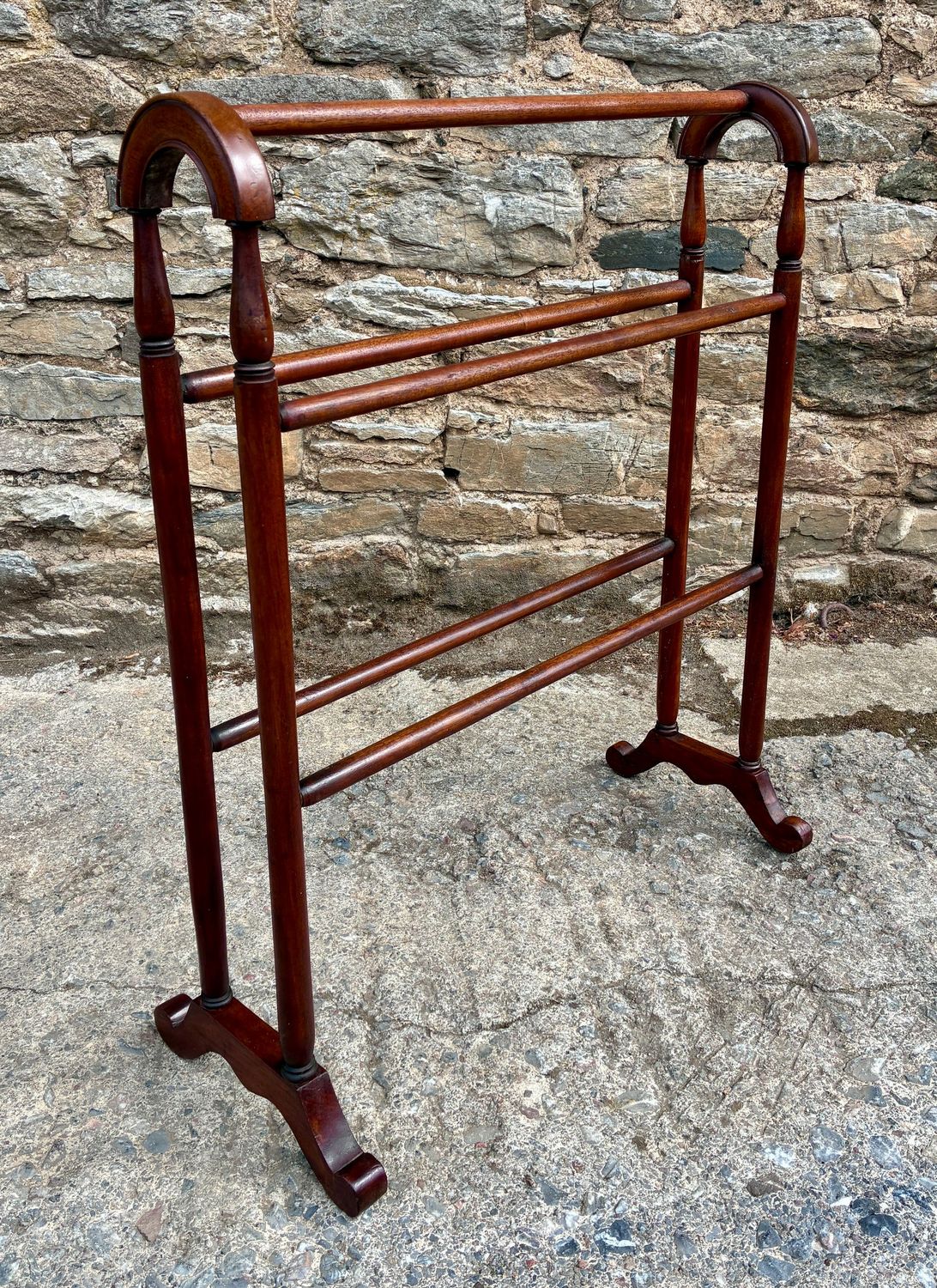 ​Victorian Mahogany Towel Rail