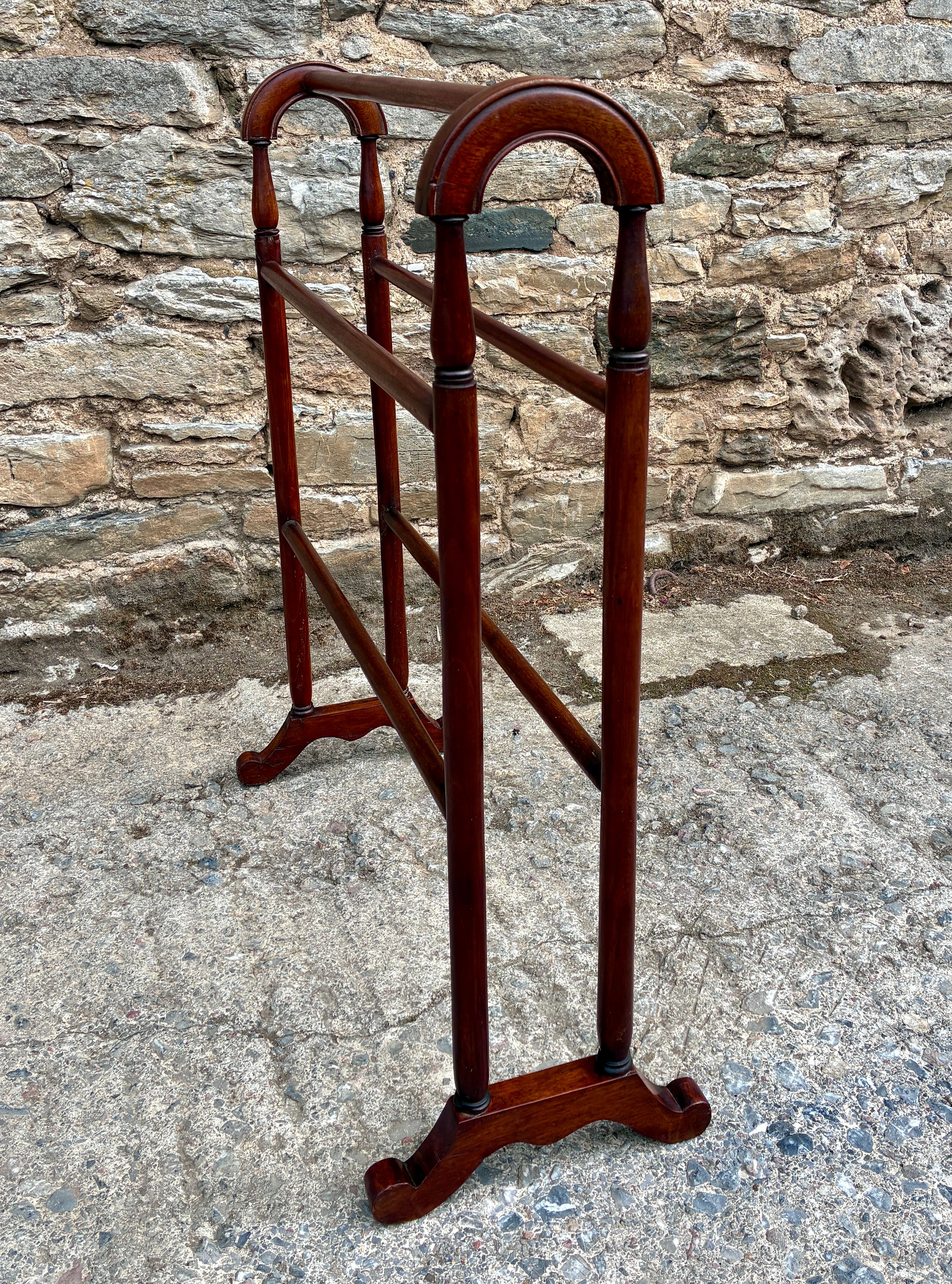​Victorian Mahogany Towel Rail