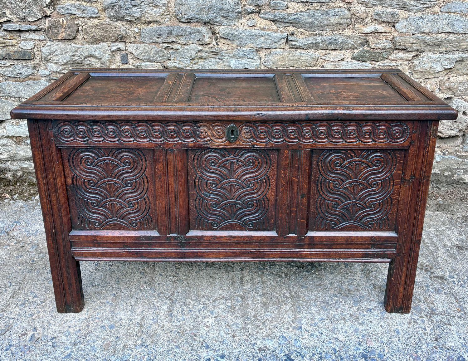 17th Century Oak Coffer 17th Century Oak Coffer