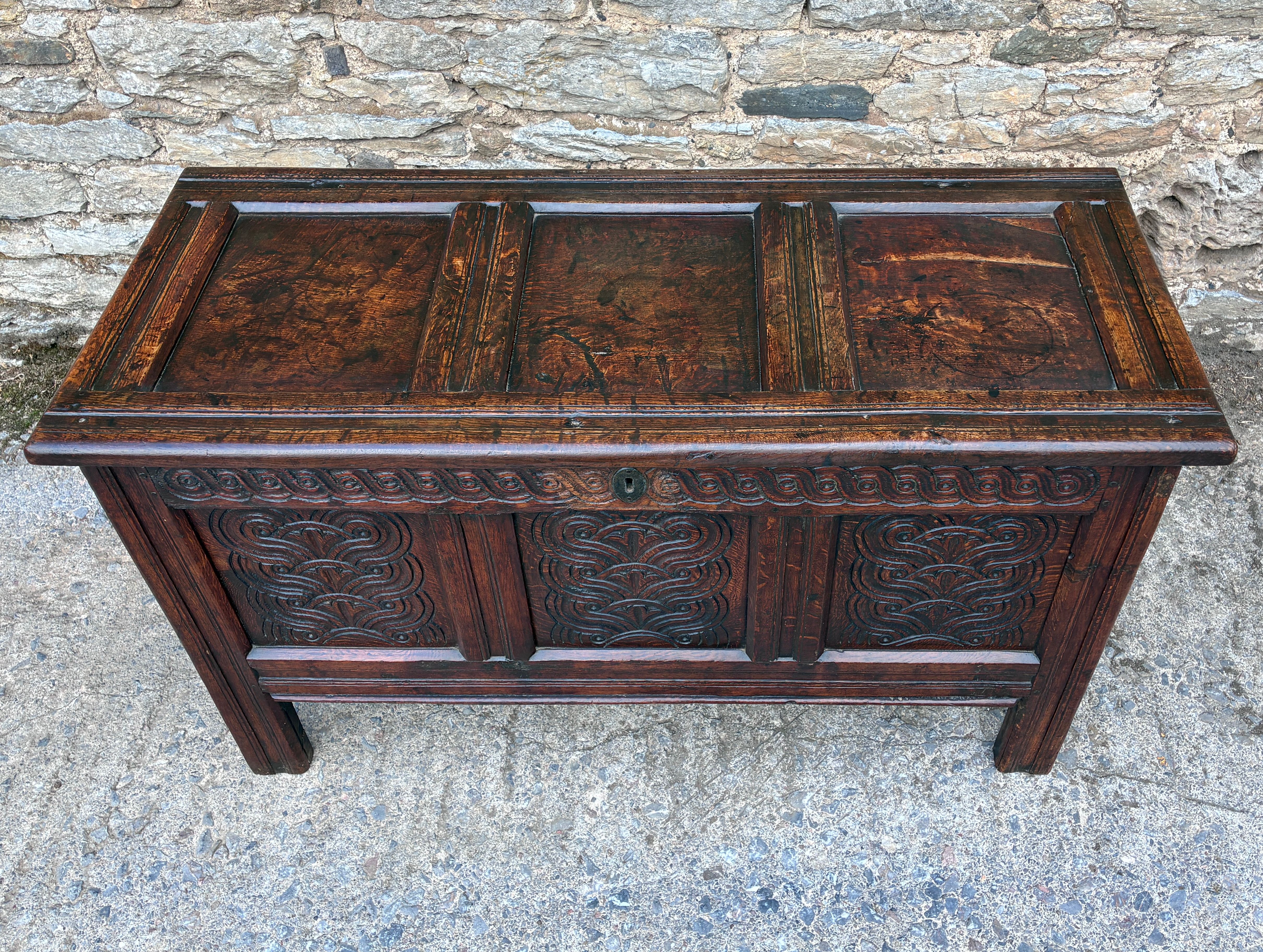 17th Century Oak Coffer
