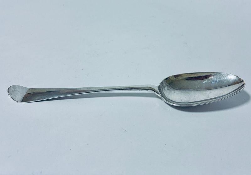 18th Century Silver Serving Spoon