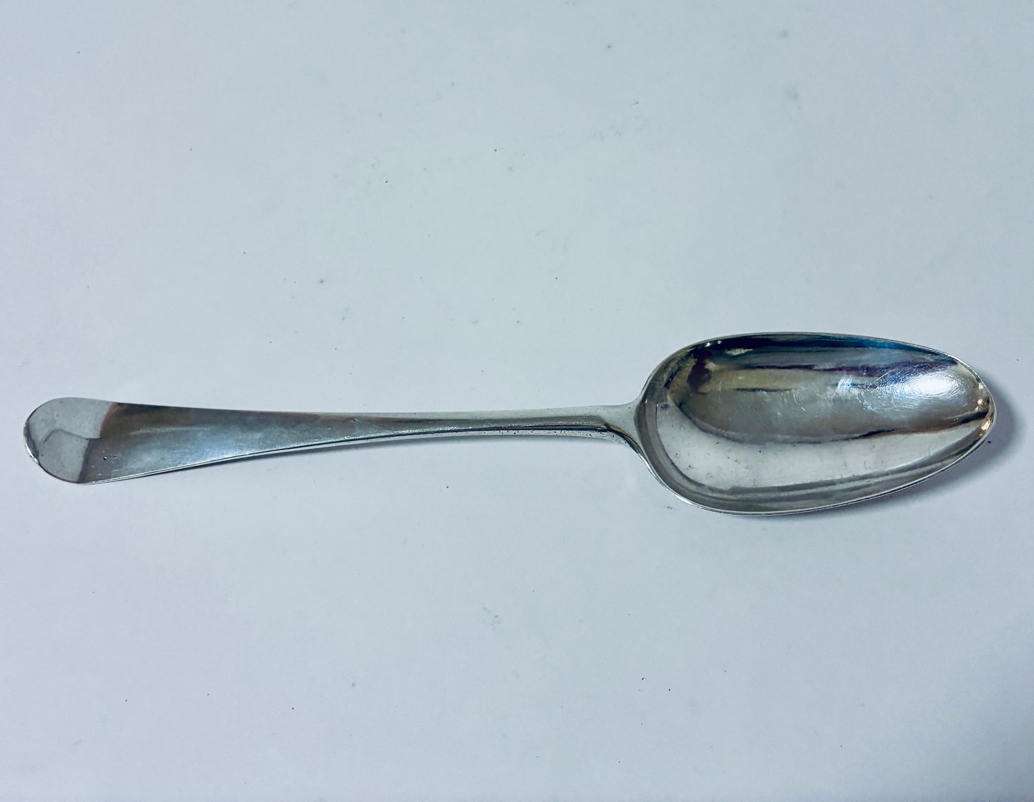 18th Century Silver Serving Spoon