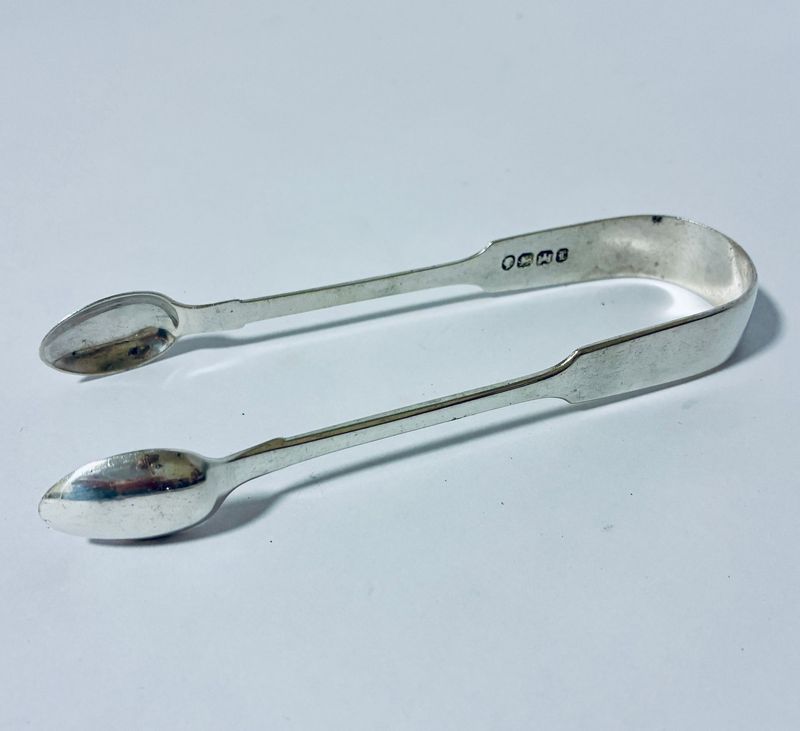 EXETER Silver Sugar Tongs