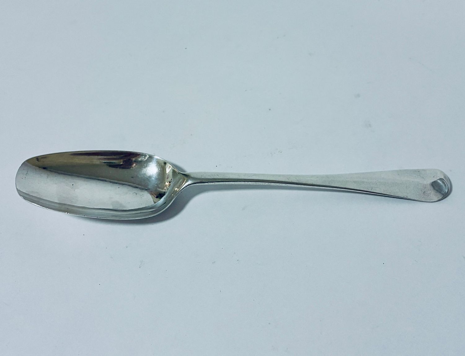 18th Century Silver Serving Spoon