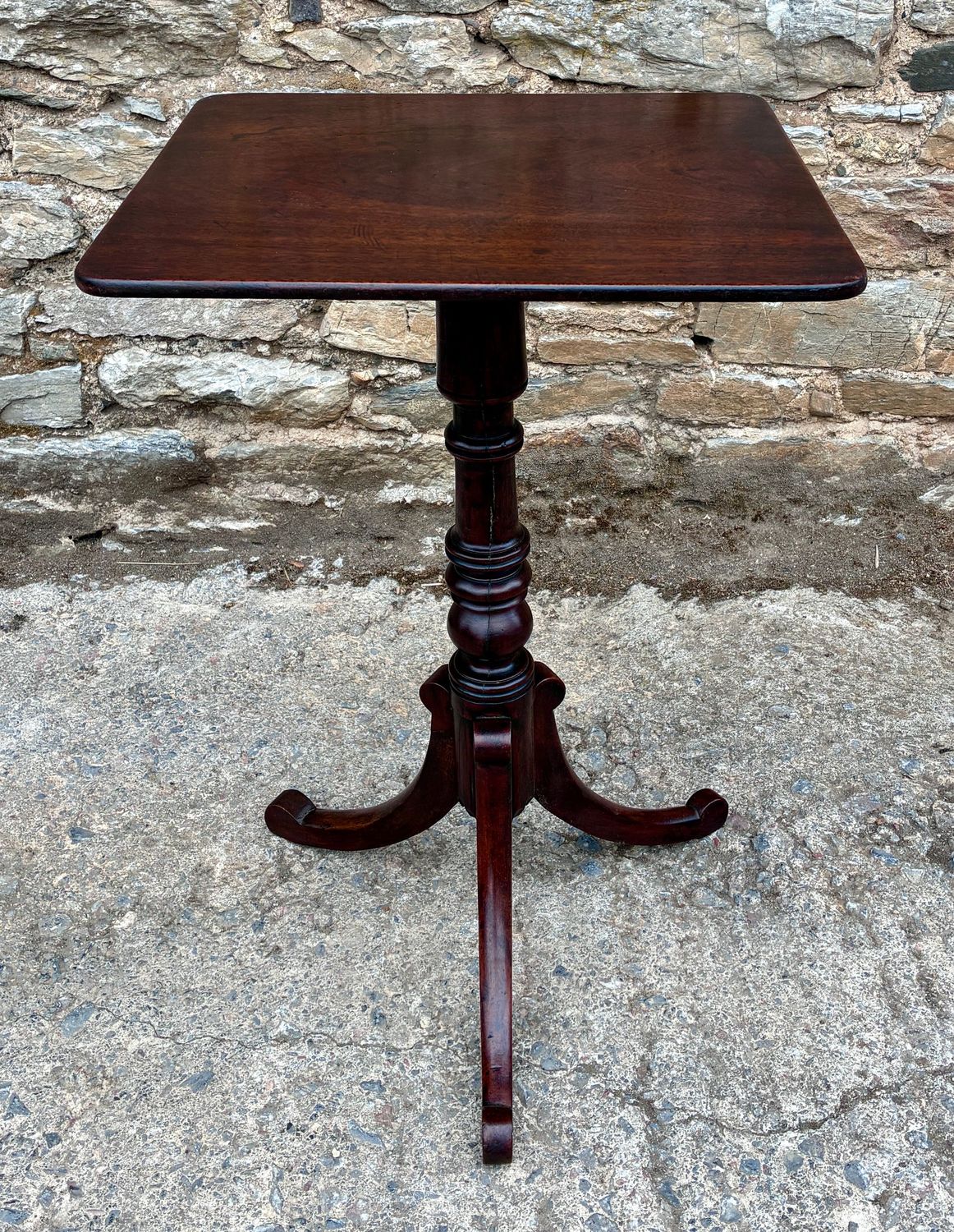 Regency Mahogany Tilt Top Wine Table