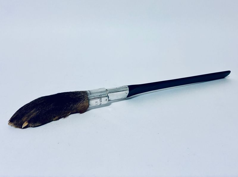 Antique Silver Mounted Otter Page Turner