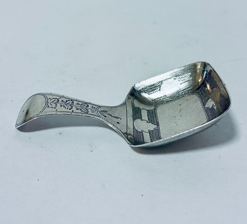 Georgian Silver Caddy Spoon
