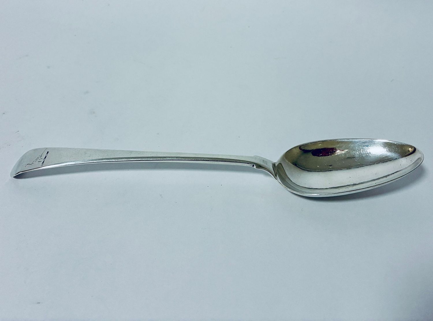 18th Century Silver Serving Spoon