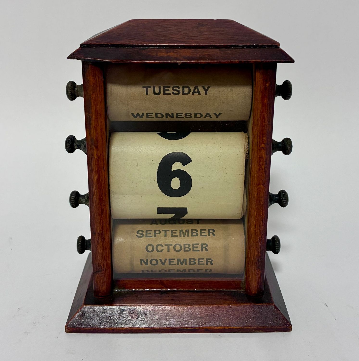 Antique Perpetual Desk Calendar
