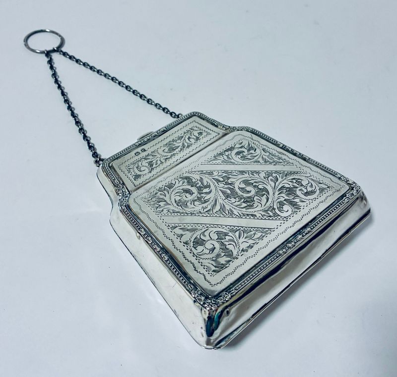 Antique Silver Evening Purse