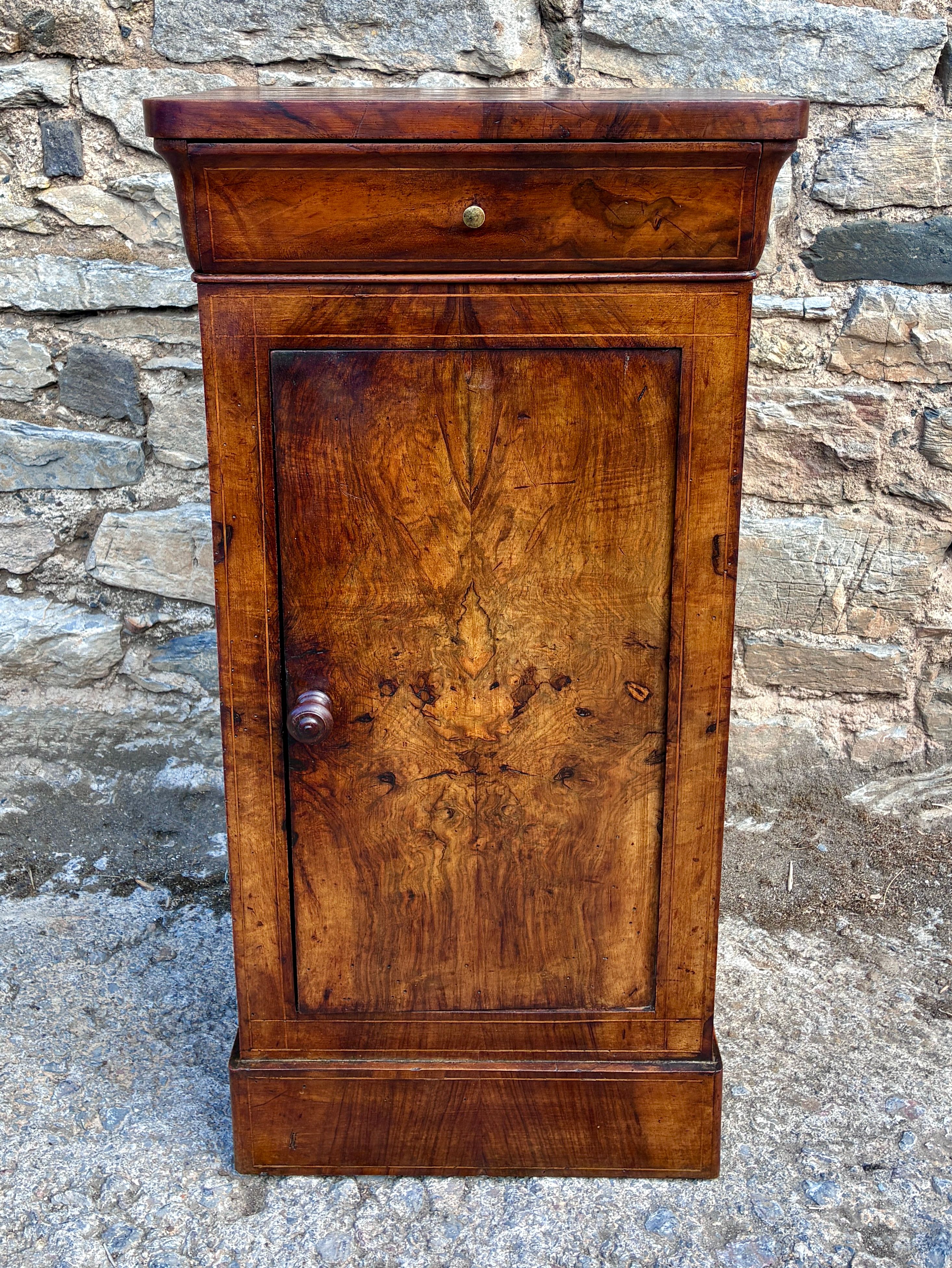 Antique French Walnut Pot Cupboard