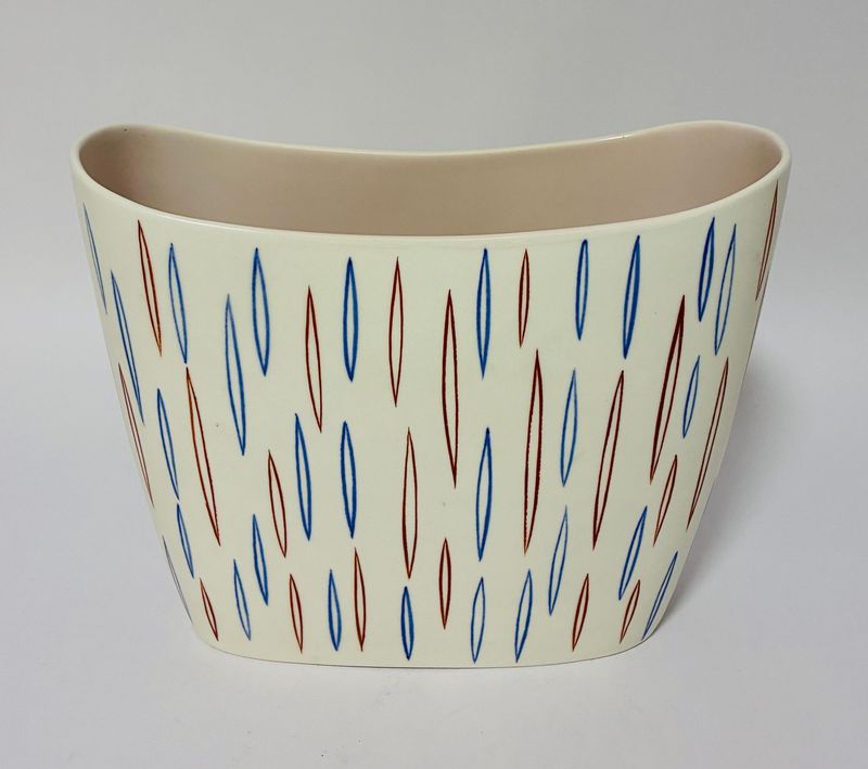 Retro Poole Pottery Freeform Vase