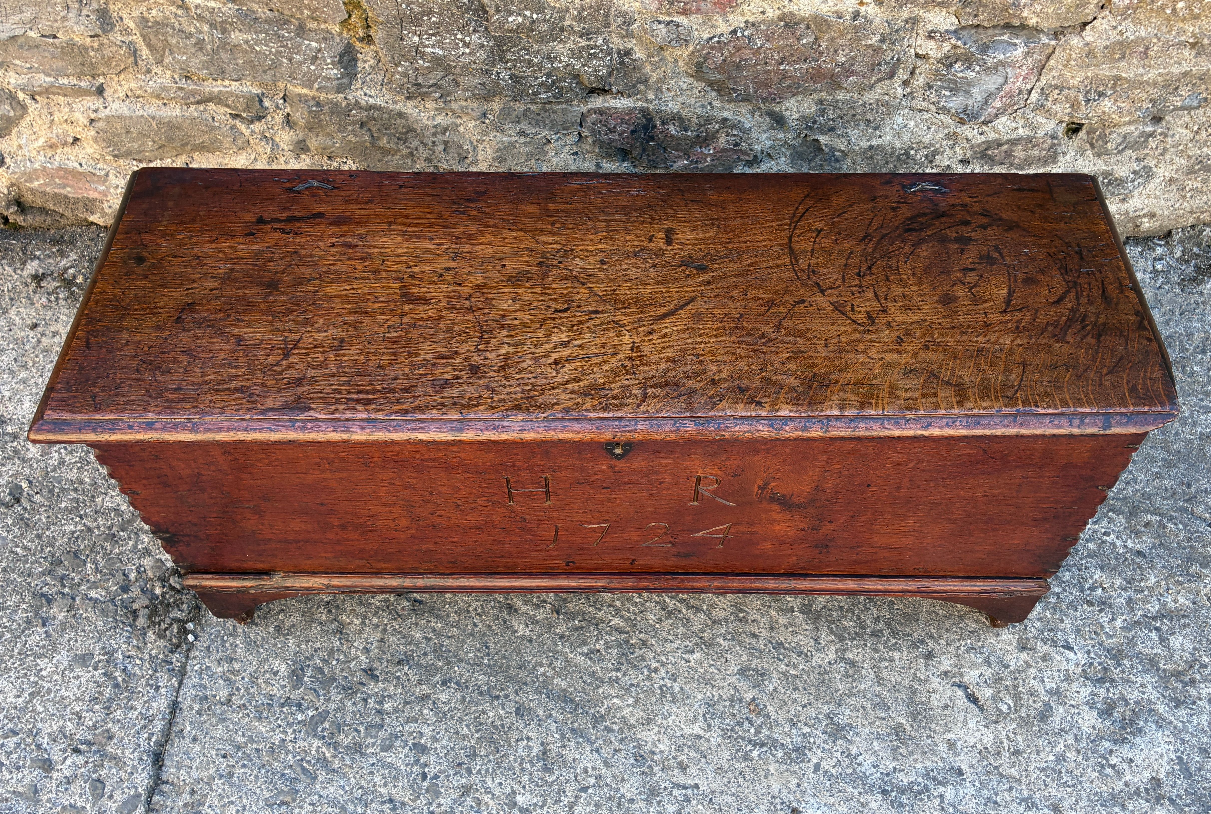 Early 18th Century Oak Sword Chest