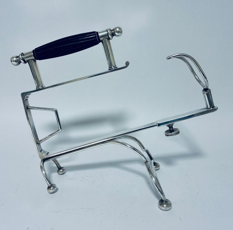 Antique Silver Plated Bottle Carrier