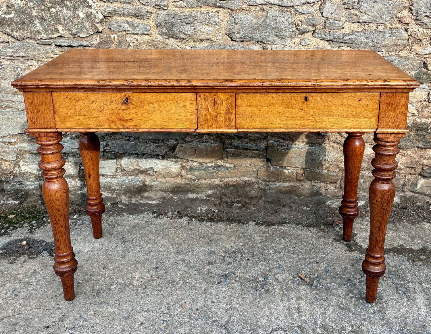 ​Victorian Oak Console Table
