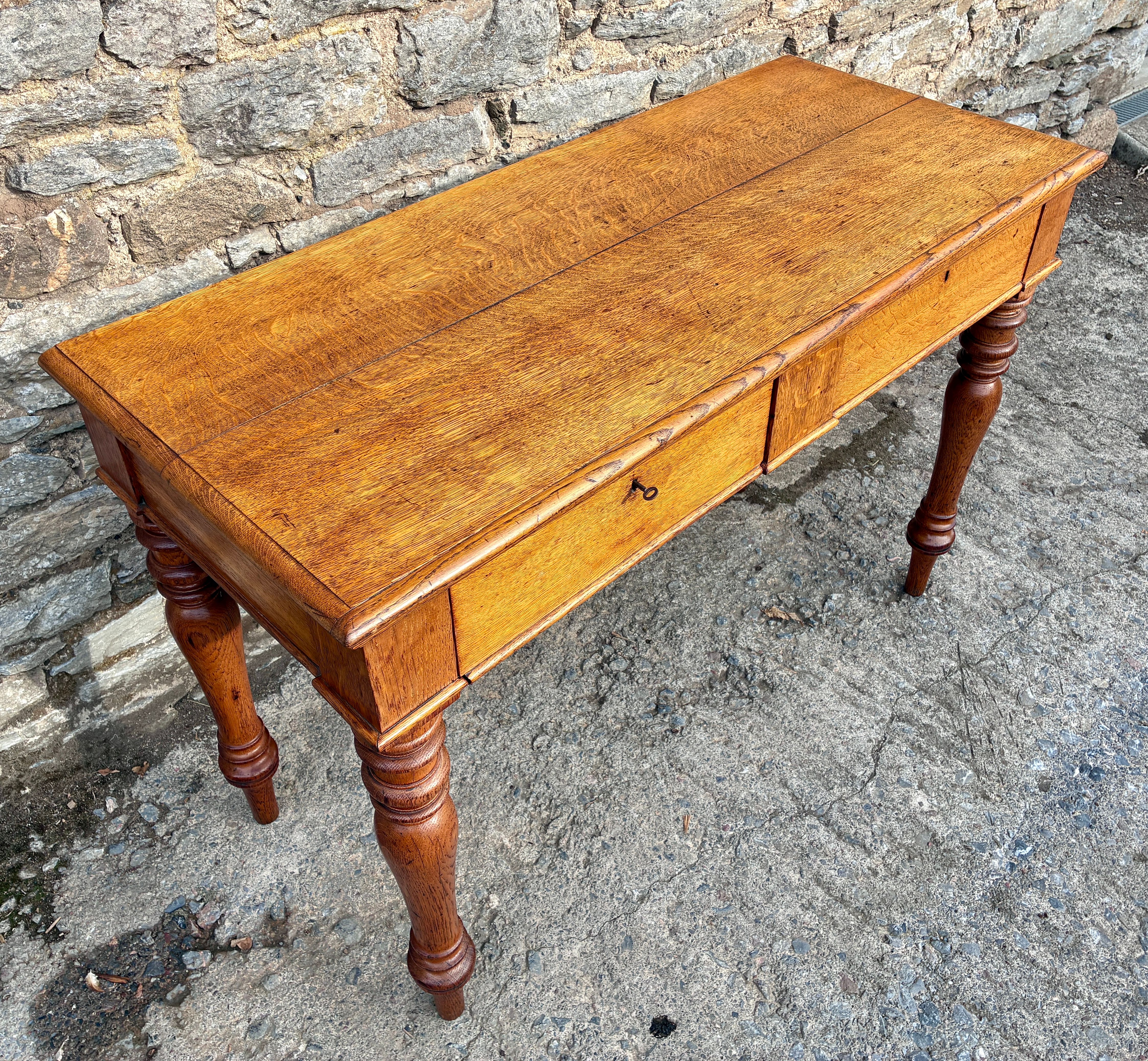 ​Victorian Oak Console Table