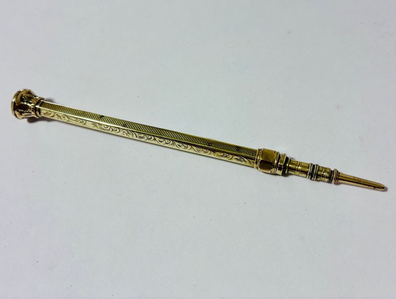 Antique Gold Propelling Pencil
