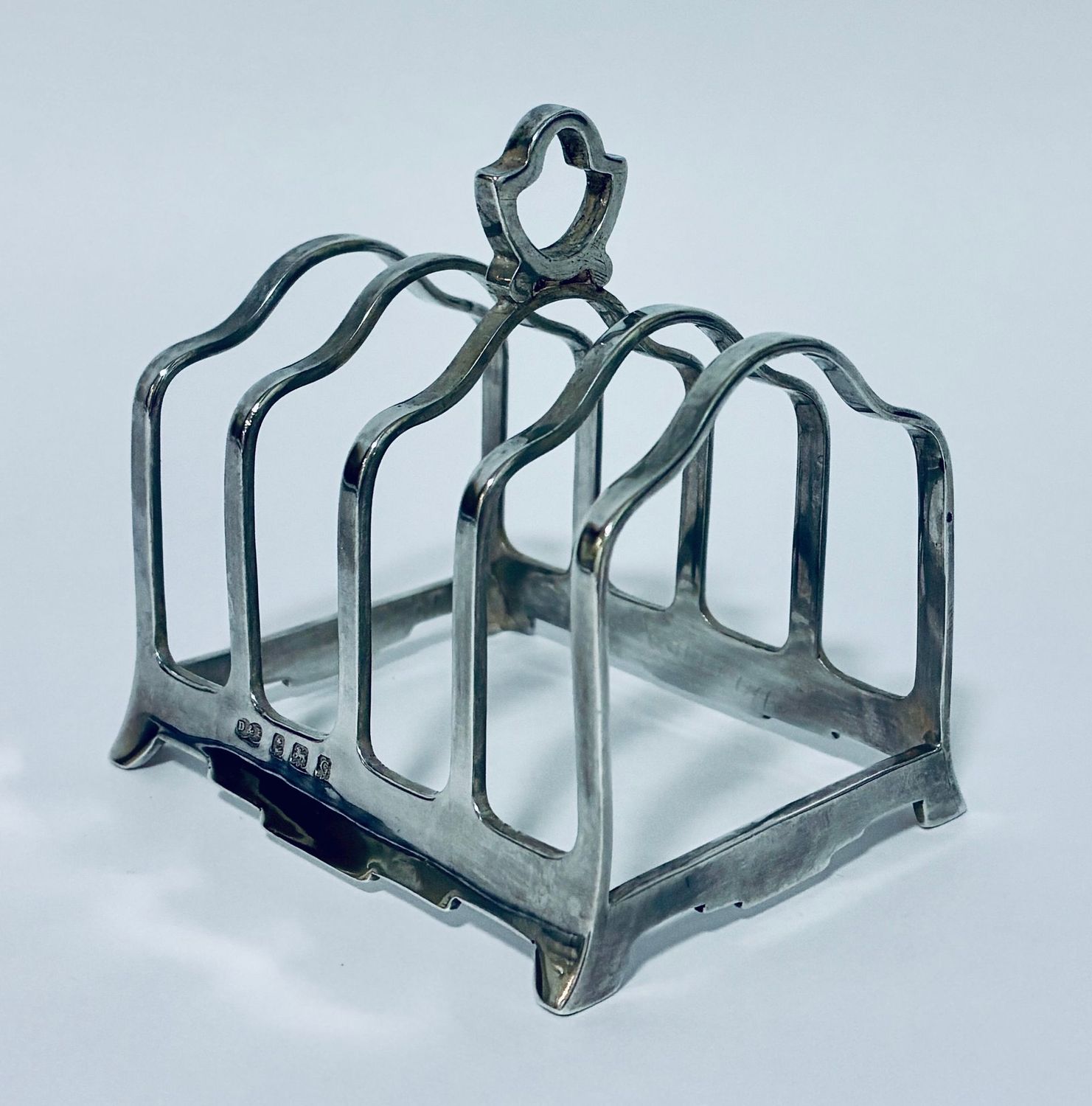 Antique Silver Toast Rack