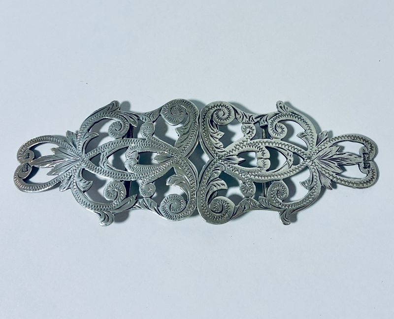 Victorian Silver Nurse's Buckle