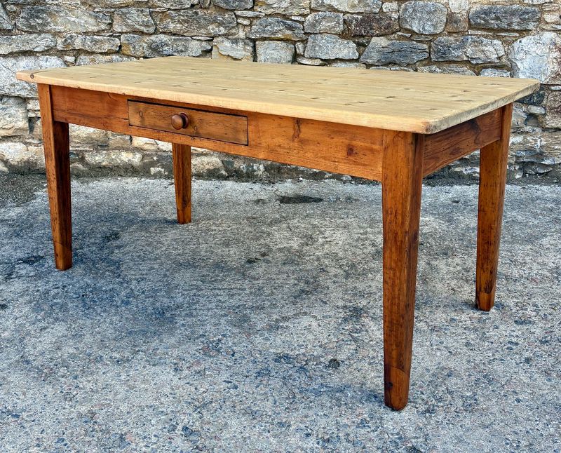 Antique Pine Farmhouse Table
