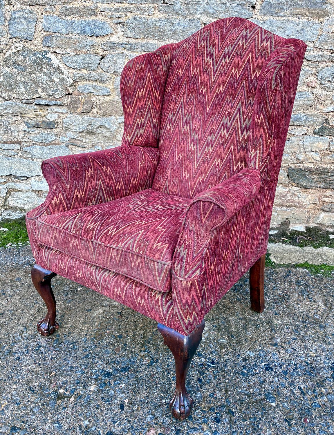 Antique Wing Armchair Antique Wing Armchair