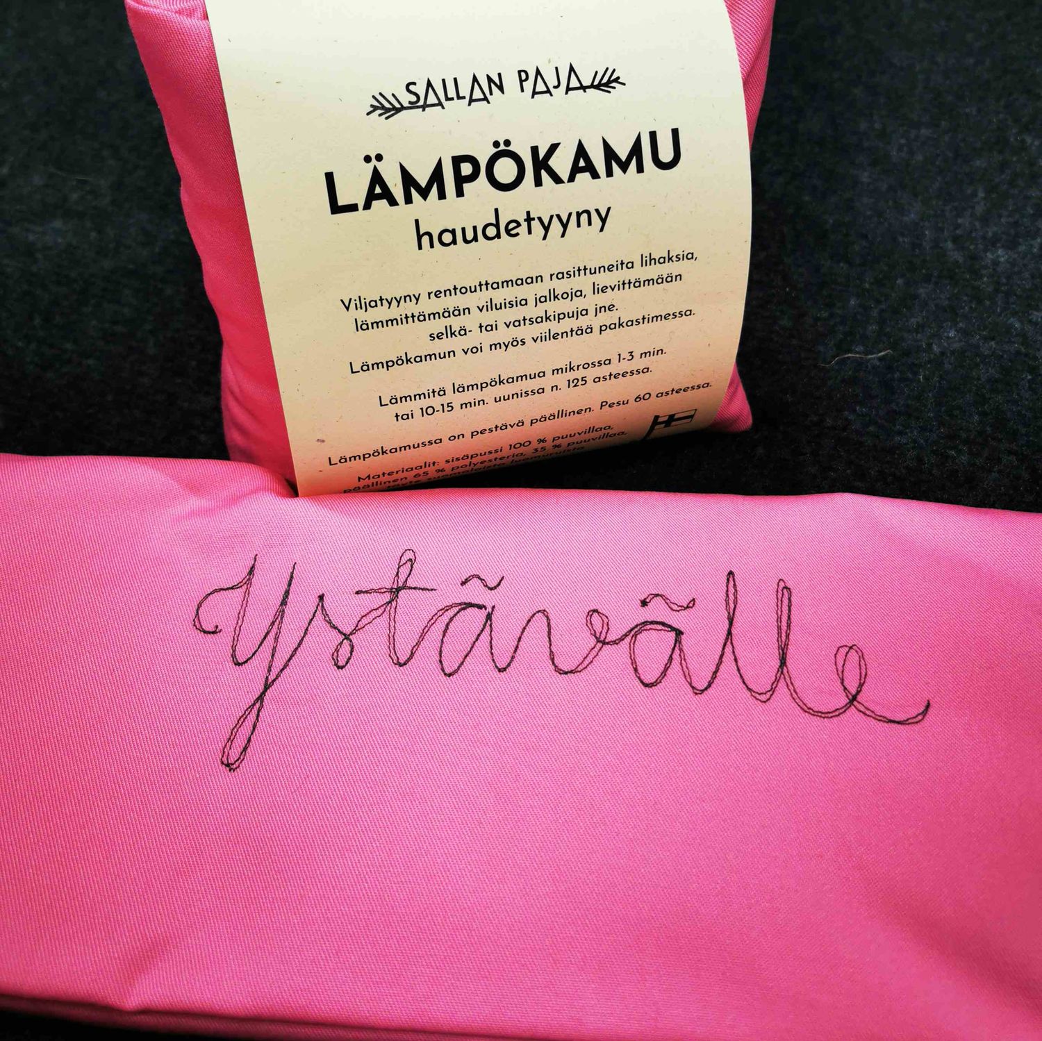 Personoitava Mini-Lämpökamu-haudetyyny