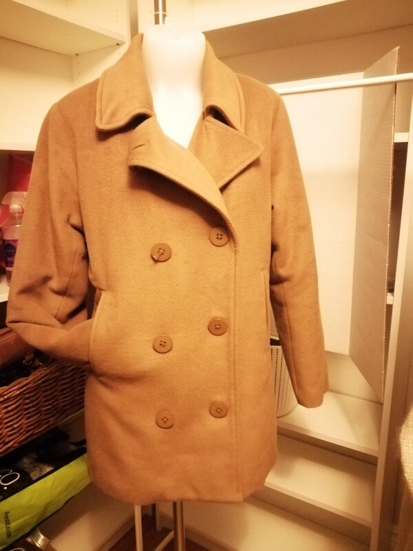 Stunning Tan wool &amp; Cashmere double breasted coat Cabela&#39;s