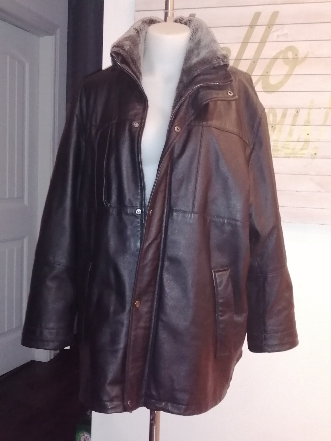 Like New Mens XXL Daniel Leather Jacket