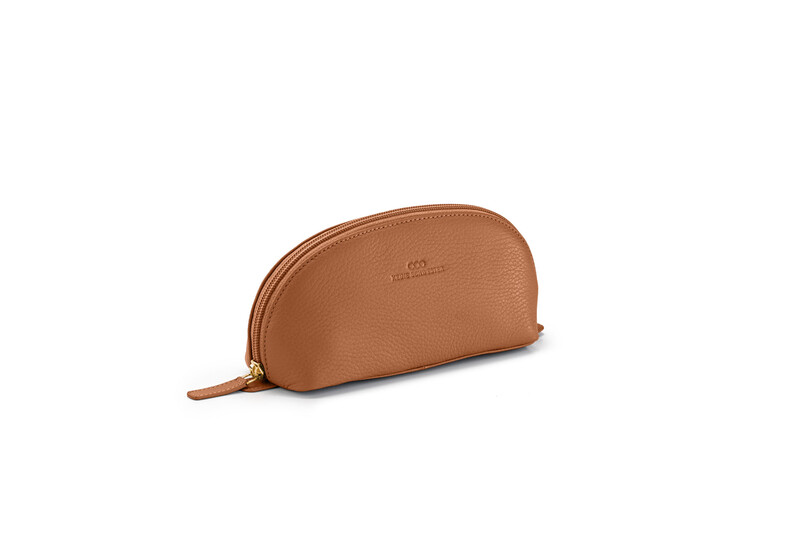 HILKE genarbtes Leder lachs – gold HILKE genarbtes Leder lachs – gold
