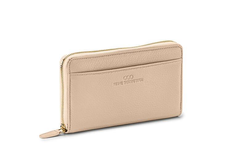 OKKA soft genarbtes Leder puder – gold OKKA soft genarbtes Leder puder – gold
