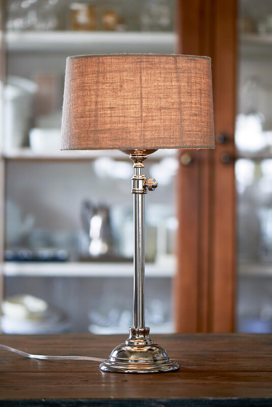 Apartment Lamp shiny silver Apartment Lamp shiny silver