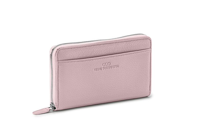 OKKA soft genarbtes Leder flieder – silber OKKA soft genarbtes Leder flieder – silber