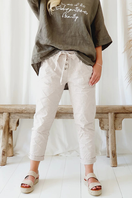 PERFEKT JOGGERS, beige S/M PERFEKT JOGGERS, beige S/M