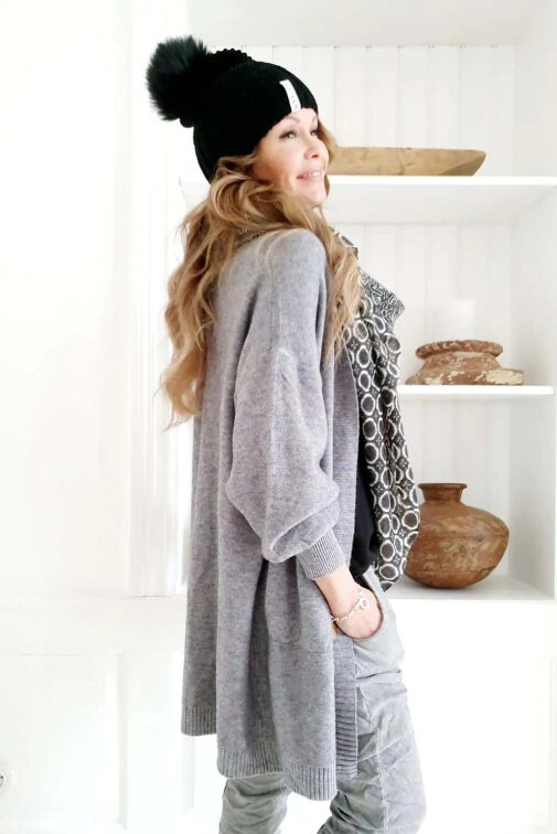 ROXANNE Cardigan, light grey ROXANNE Cardigan, light grey