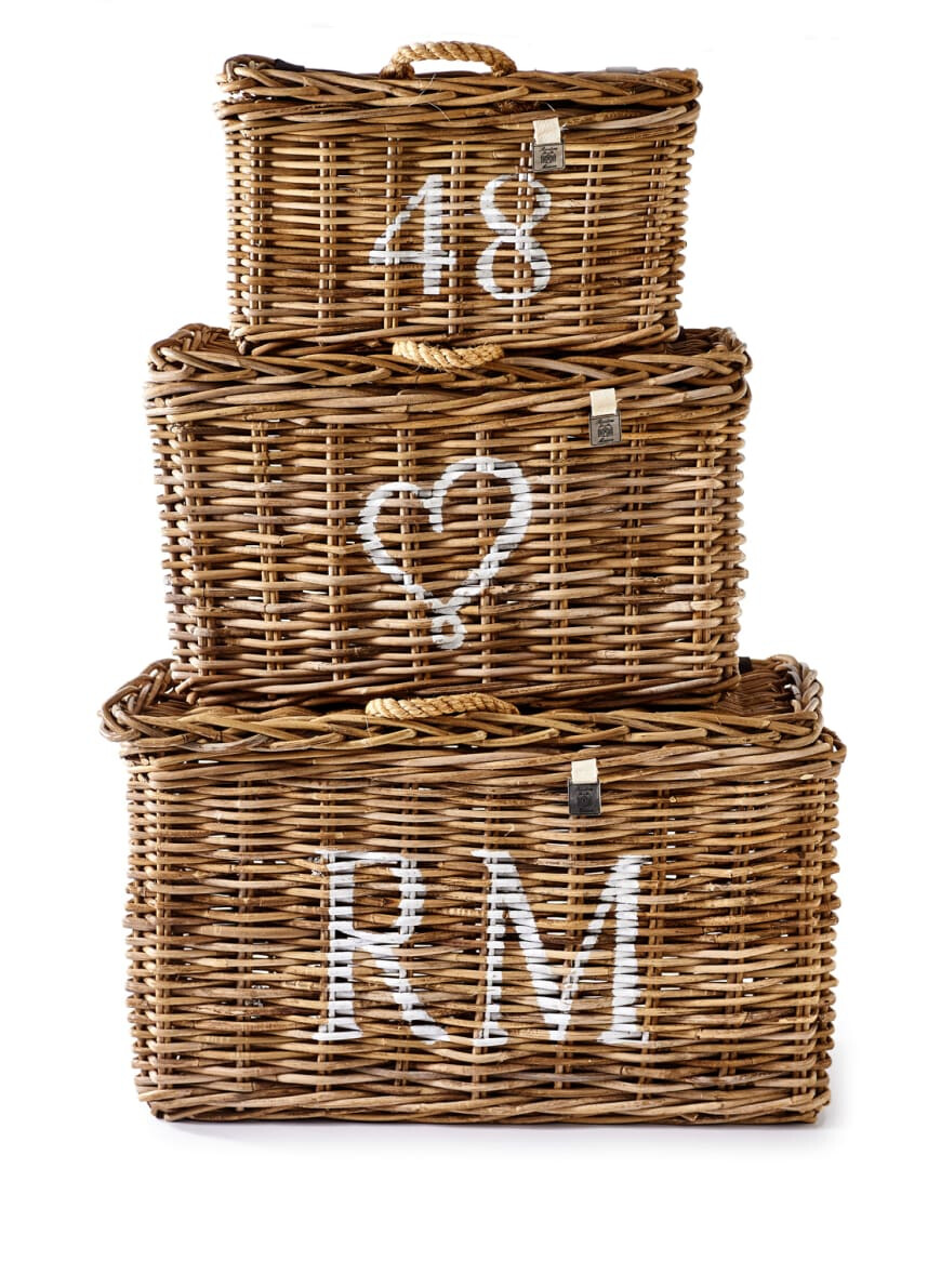 Rustic Rattan Classic RM Basket S/3