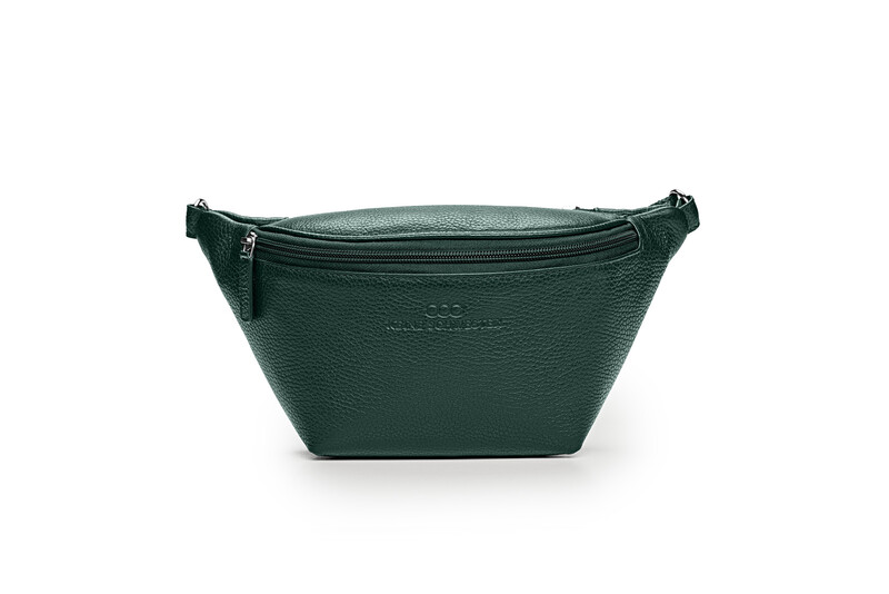 KIM genarbtes Leder petrol– silber KIM genarbtes Leder petrol– silber