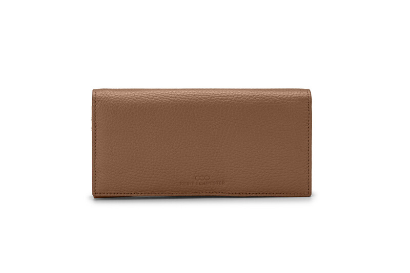 JYTTE genarbtes Leder nougat - gold JYTTE genarbtes Leder nougat - gold