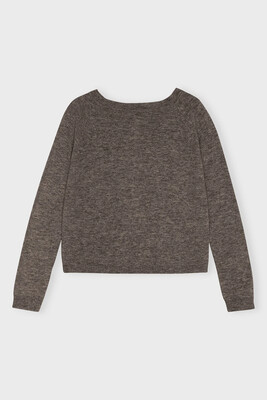 JOY Sweater, dark brown M