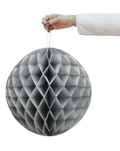 Honeycomb Balls, 2 Stck gray Honeycomb Balls, 2 Stck gray