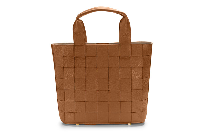 KLARA genarbtes Leder karamell - gold KLARA genarbtes Leder karamell - gold