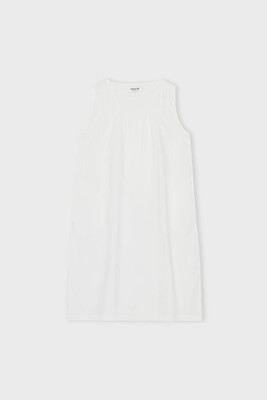 LAURA BELL DRESS, pure white
