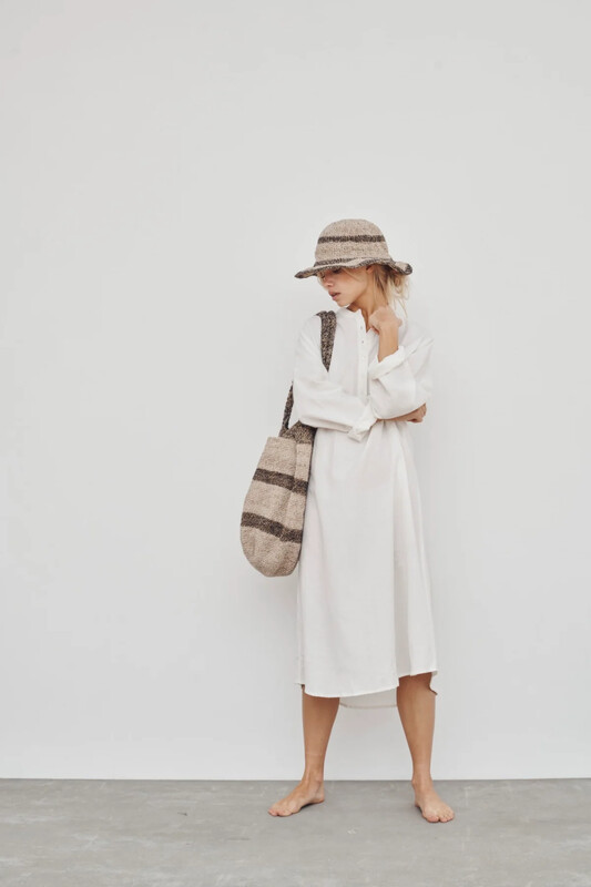 CECILIE SHIRT DRESS, white