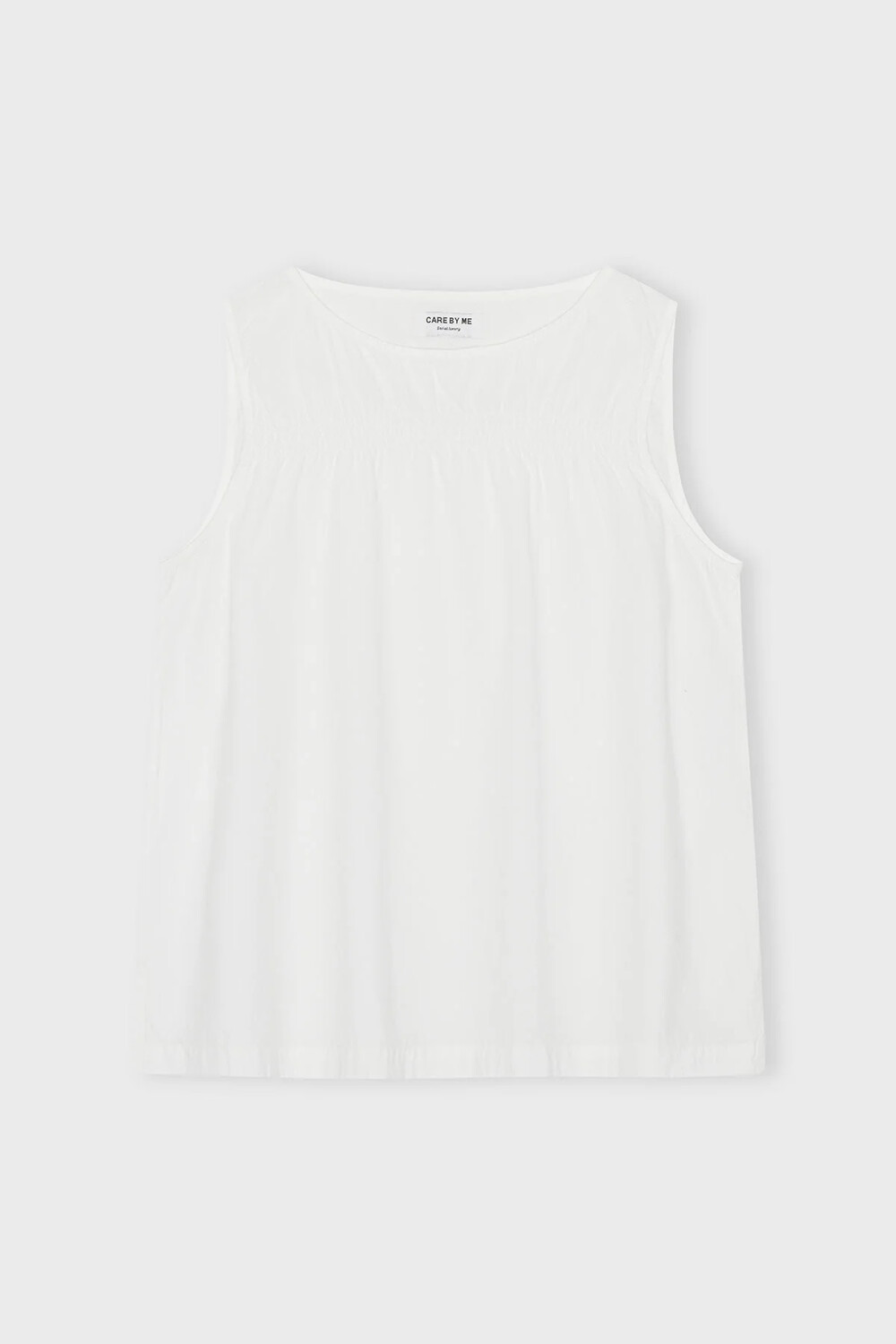 LAURA BELL TOP, pure white