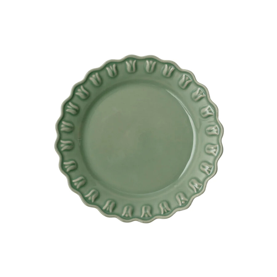 TULIPA Dessertplate, verona green