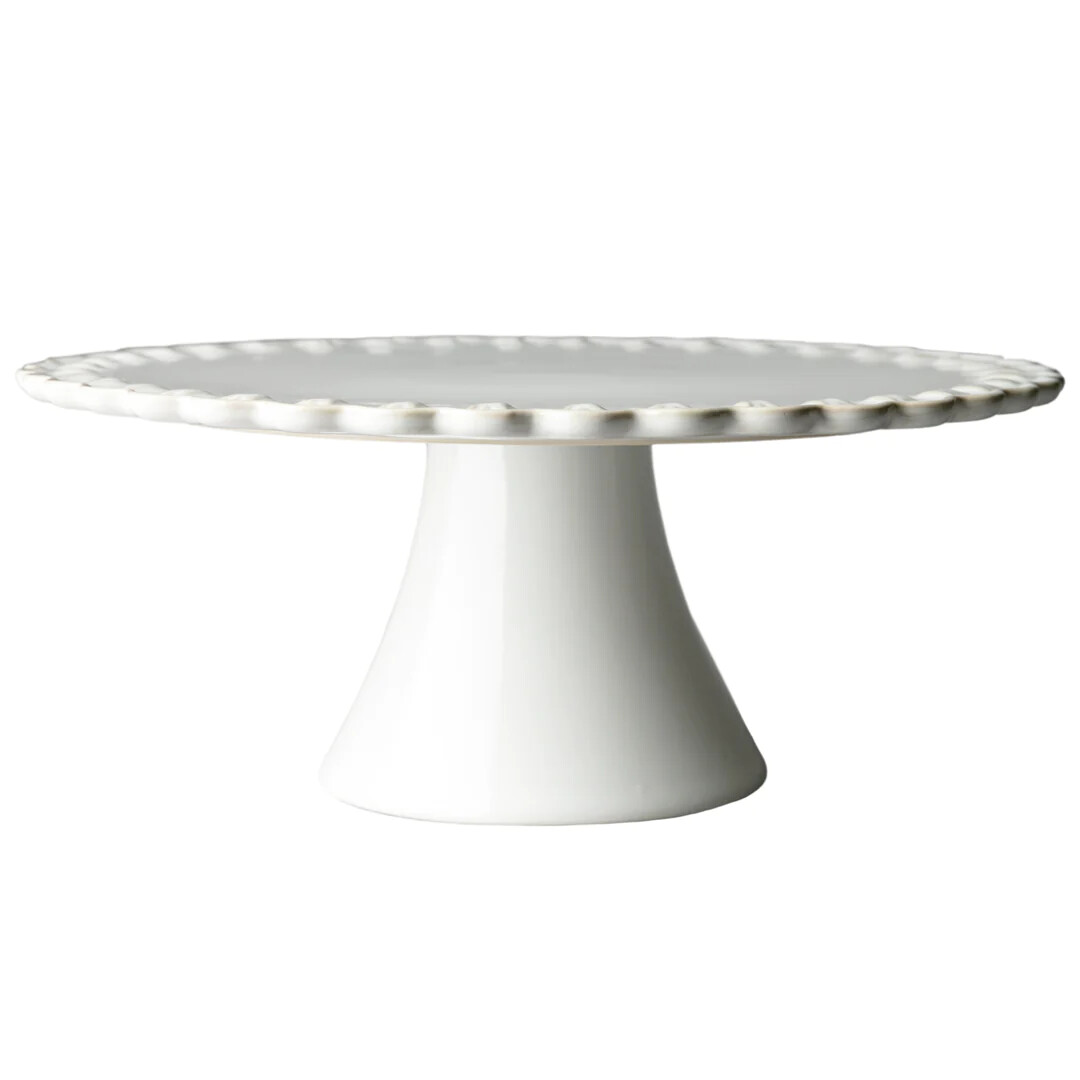 TULIPA  Cakeplate, white